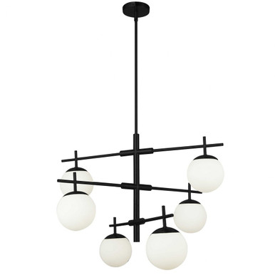 Caelia 6 Light Large 3 Tier Chandelier by Dainolite - CAE-306C