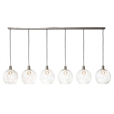 Luca 6 Light Small Chandelier by Harp Finial - HFL92382DS