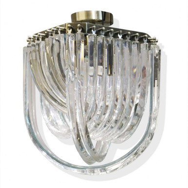 Ribbon 4 Light Small Chandelier by Harp Finial - HFL95001DS