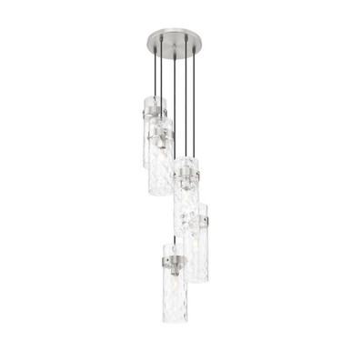 Fontaine 5 Light Chandelier 15 Inch Tall and 14.5 Inch Wide By Z-Lite - 7002P5-5R