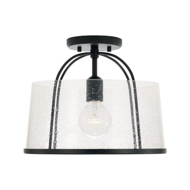 Madison 1 Light 13 Inch Wide Semi Flush Mount by HomePlace - 247011