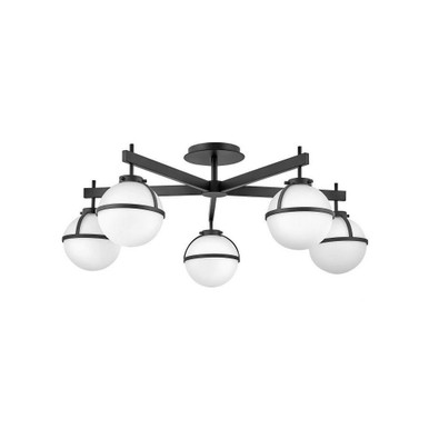 Hollis 22.5W 5 LED 17.4 Inch Wide Semi Flush Mount by Hinkley - 39674
