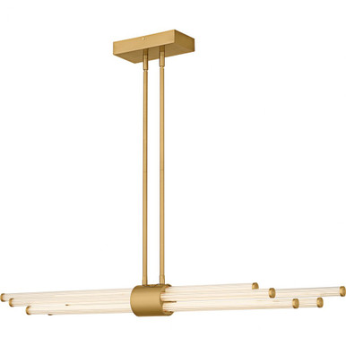 Talbott 27W LED Linear Chandelier 4.5 Inch Tall and 46 Inch Wide by Quoizel - PCTAL146