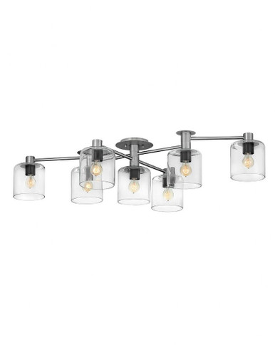 Axel 7 Light 29.8 Inch Wide Semi Flush Mount by Hinkley - 4513
