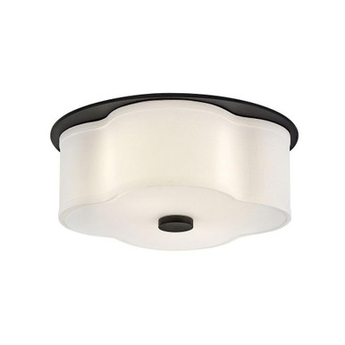 Delaney 14W 2 LED 12.32 Inch Wide Flush Mount by Hinkley - 46441