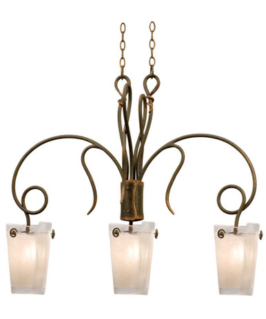 Tribecca 3 Light Oversized Island Chandelier by Kalco - 4300