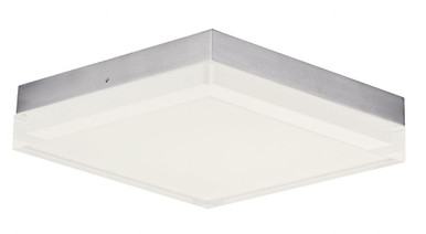 Illuminaire II 18W 1 LED 8.5 Inch Wide Square Flush Mount by Maxim - 57688CLFT