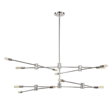 Lyrique 12 Light Oversized Chandelier by Savoy House - 1-7001-12