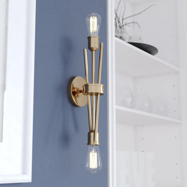 Estelle 2 Light Wall Sconce by Vaxcel - W0420