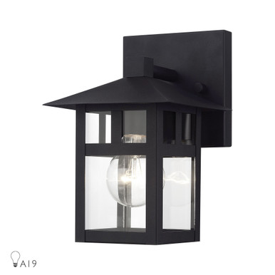 Crestlake 1 Small Light Outdoor Wall Lantern by Livex - 21321