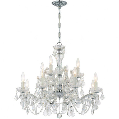 Maria Theresa 12 Light Large Chandelier by Crystorama 4479