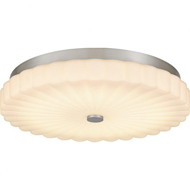 Cherbury 25W LED Flush Mount 3.25 Inch Tall and 16 Inch Wide by Quoizel - QFL6787