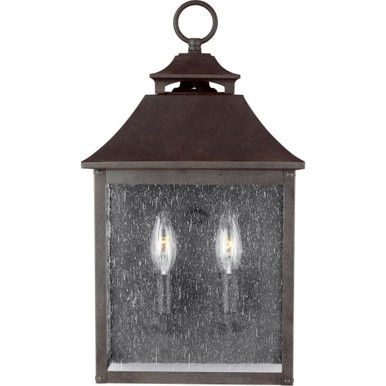 Sean Lavin 2 Light Wall Lantern 17 Inch Tall by Visual Comfort Studio - ol14400sbl