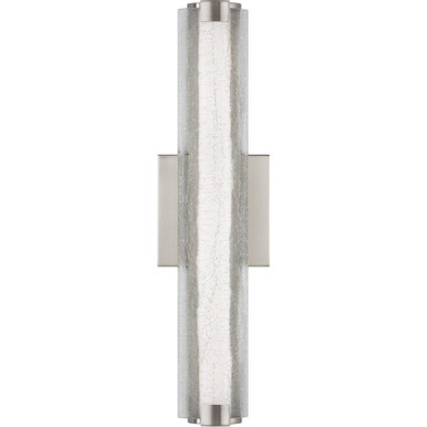 Cutler 15W 1 LED Light Crackle Glass Wall Sconce by Visual Comfort Studio - WB1867