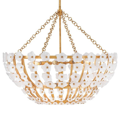 Azalea 12 Light Oversized Chandelier by Fredrick Ramond - FR41636DA