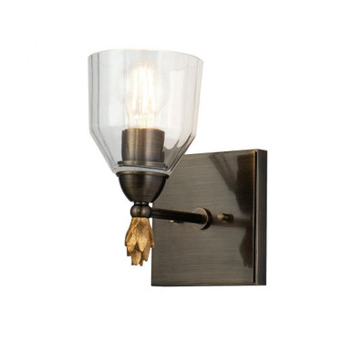 Bolivar 1 Light F195 Wall Sconce 9 Inch Tall by Lucas and McKearn - BB10-F195