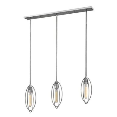 Persis 3 Light Mini Island Chandelier by Z-Lite - 3000-3B-OS
