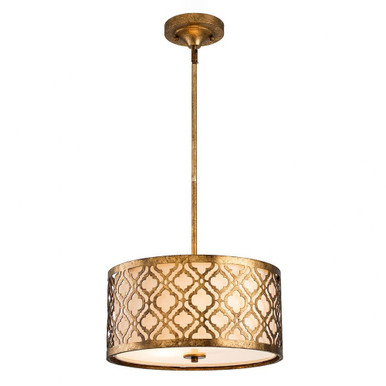 Arabella 2 Light Pendant by Lucas and McKearn - GN/Arab