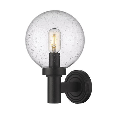 Laurent 1 Light Outdoor Wall Lantern by Z Lite - 599M-BK