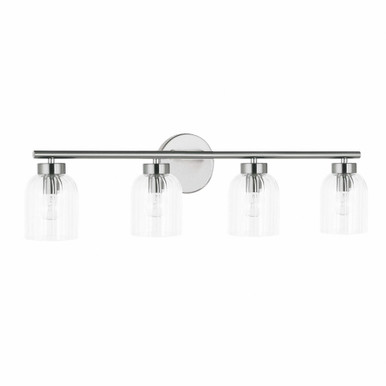 Vienna 4 Light Dome Vanity Light by Dainolite - VIE-294W