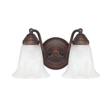 2 Light Traditional Vanity Light 12 Inch Wide by Capital - 1362