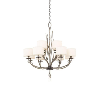 Denali 12 Light Large Chandelier by Kalco - 501052BJT