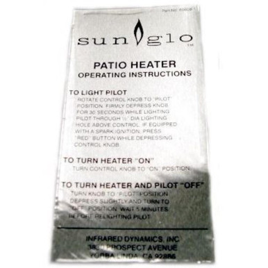 A270 Series Label by Sunglo - 60008 1