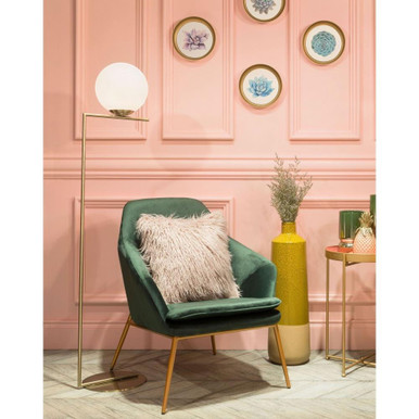 Belair 1 Light Floor Lamp In Modern Style 61 x 13 Inches by Zuo Modern - 56075