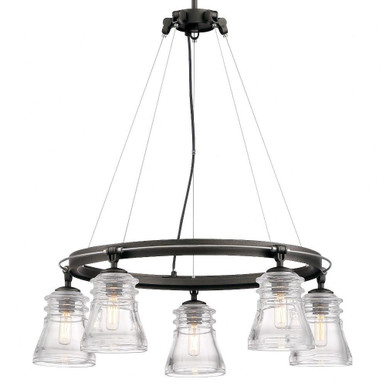 Graham Avenue 5 Light Medium Large Chandelier By Minka Lavery - 2736-709