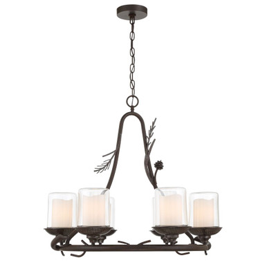Ponderosa Ridge 6 Light Large Chandelier By Minka Lavery - 2756-694