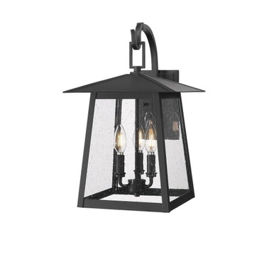 Rainer 3 Light Outdoor Wall Lantern by Z Lite - 5015M-BK