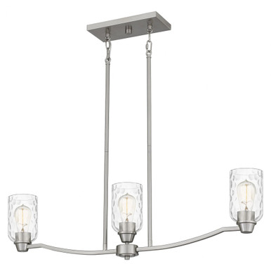 Acacia 3 Light Oversized Linear Chandelier by Quoizel - ACA335