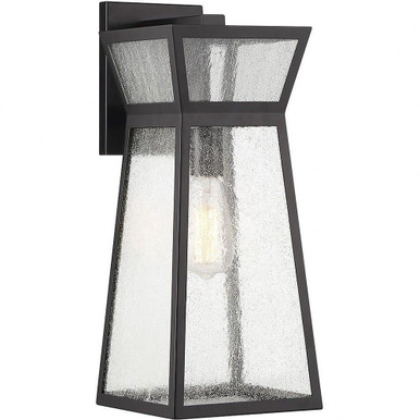 Millford 1 Light Outdoor Wall Lantern by Savoy House - 5-635-BK
