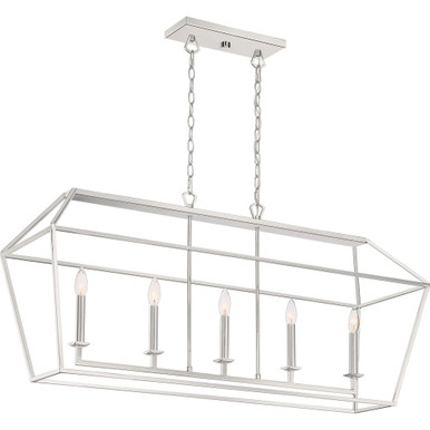 Aviary 5 Light Oversized Island Chandelier by Quoizel - AVY542