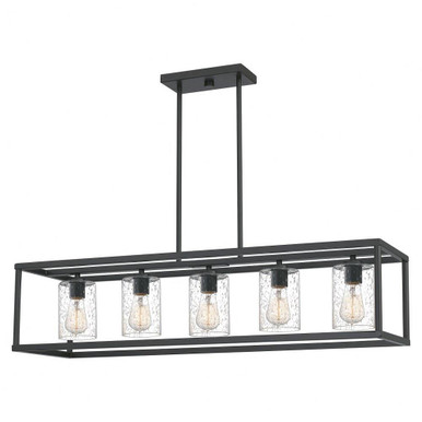 New Harbor 5 Light Oversized Linear Chandelier by Quoizel - NHR3538OZ