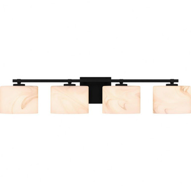 Mather 4 Light Vanity Light by Quoizel - MTH8632MBK