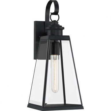 Paxton 1 Light Outdoor Wall Lantern by Quoizel - PAX8407MBK