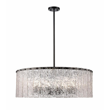 Glacier 12 Light Pendant 12 x 32.5 Inches Wide by Z-Lite - 1943P32