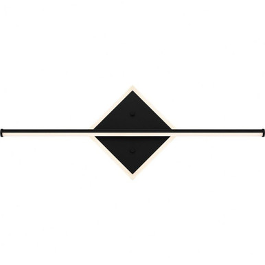 Parcelle 17W 1 LED Vanity Light by Quoizel - PCPCL8525MBK