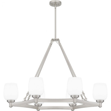Penning 6 Light Oversized Linear Chandelier by Quoizel - PNG638