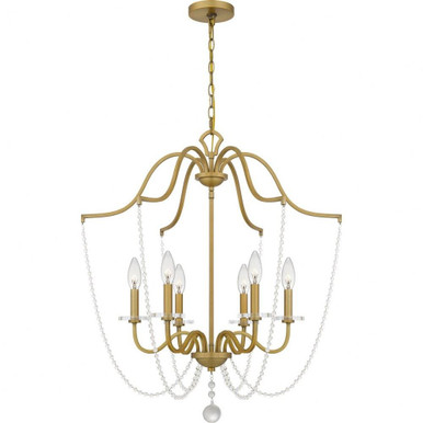 Sunday 6 Light Large Chandelier by Quoizel - SDY5028AB