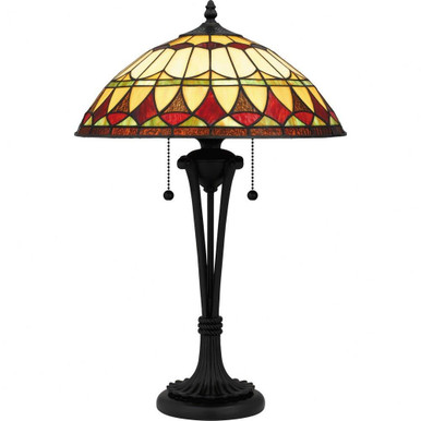 Sevilla 2 Light Table Lamp 23.5 x 15.25 Inches by Quoizel  - TF16143MBK
