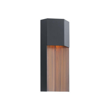 Dusk 8W 1 LED Wall Lantern by Modern Forms - WS-W14214-BK/DW