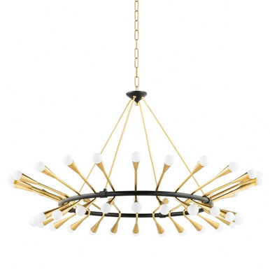 Aries 48 Light Oversized Chandelier by Corbett - 401-48-VPB/BBR