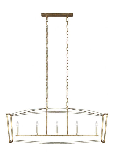 Sean Lavin 5 Light Small Linear Chandelier by Visual Comfort Studio - F3326/5