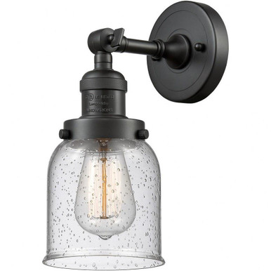 Small Bell 1 Light Wall Sconce 5 Inch Wide by Innovations - 203-OB-G54