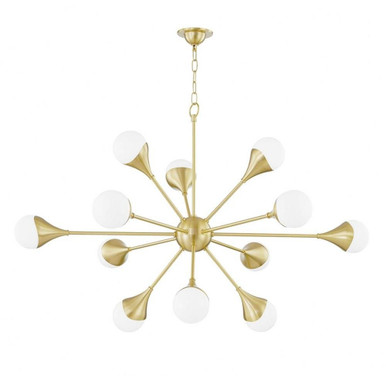 Ariana 12 Light Oversized 5 Tier Chandelier by Mitzi - H375812