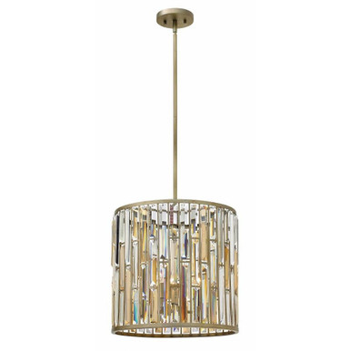Gemma 3 Light Large Foyer Pendant 16 Inch Wide by Fredrick Ramond - FR33734