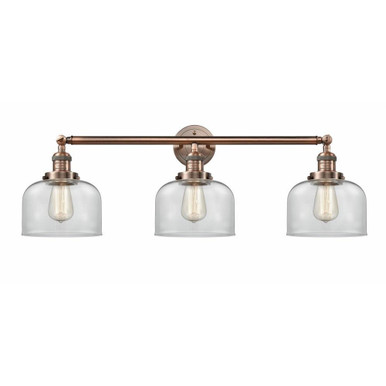 Bell 3 Light Vanity Light 32 Inch Wide by Innovations - 205-G7
