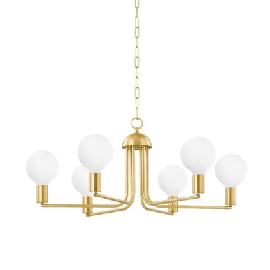 Blakely 6 Light Oversized Chandelier by Mitzi - H774806-AGB